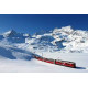 Trenino del Bernina in inverno